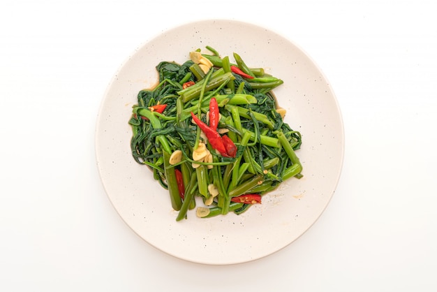 Stir-Fried Chinese Morning Glory or Water Spinach