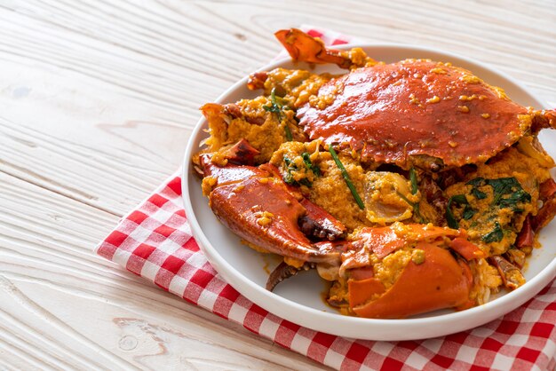 Stir Fried Crab with Curry Powder - Seafood Style