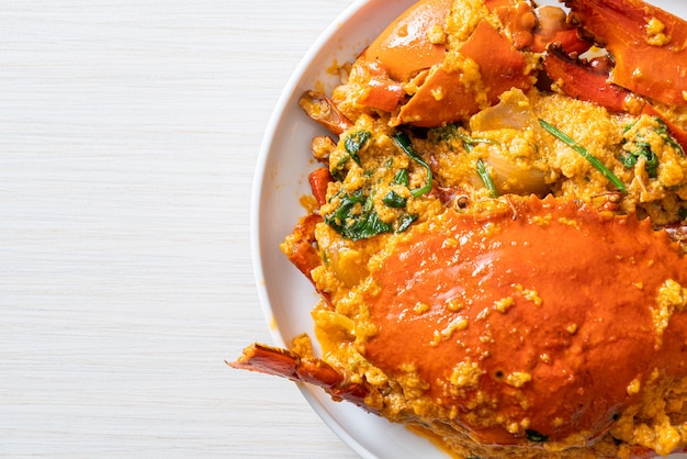 Stir Fried Crab with Curry Powder