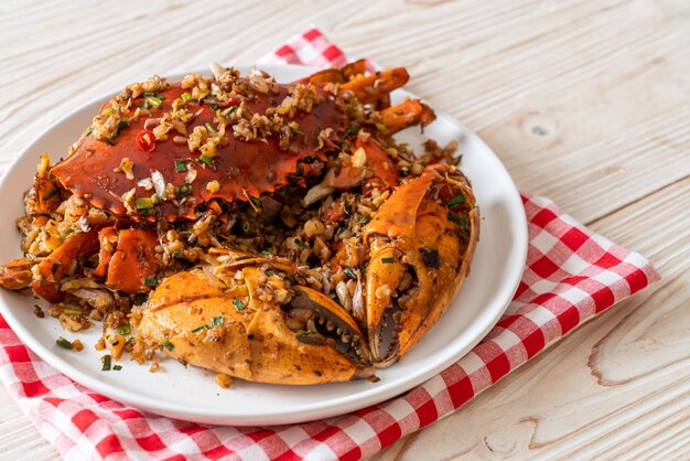 Stir Fried Crab with Spicy Salt and Pepper