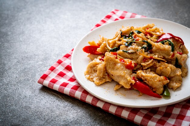 Stir Fried Fish Balls with Chili