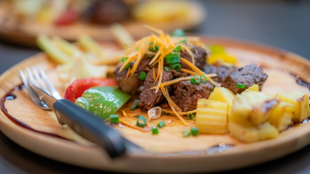 Stir Fried Meat Beef With Vegetable