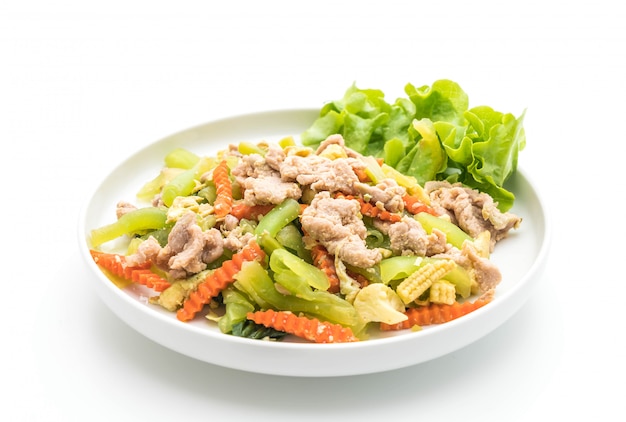 Stir-Fried Shanghai Noodle with Pork