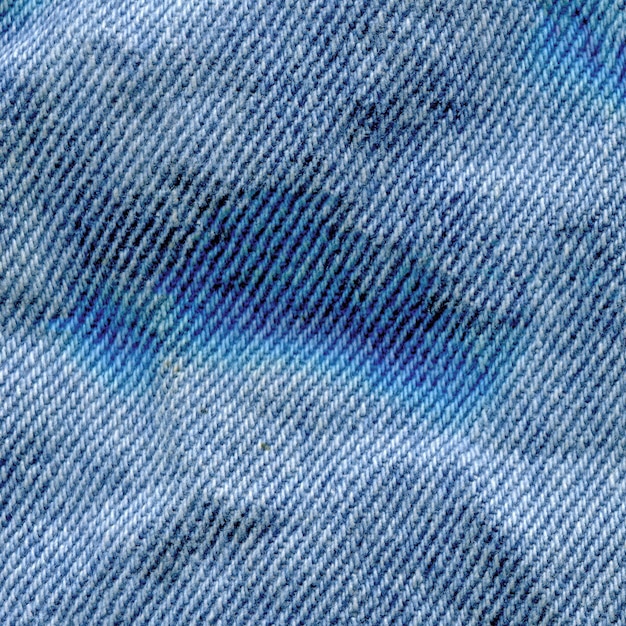 Stitched texture denim jeans background Denim jeans fabric