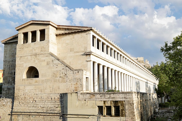 Stoa of Attalos in the Agora of Athens Greece