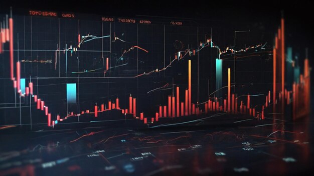 STOCK CHART FUTURISTIC