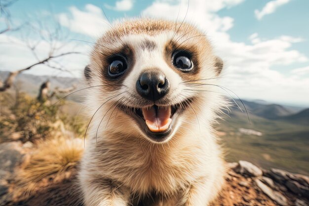 Stock of a cute happy animal possing for the camera wallpaper