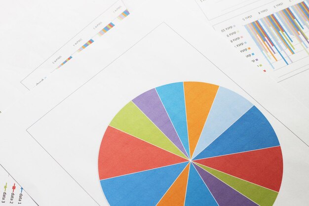 Stock exchange chart graph Finance business background