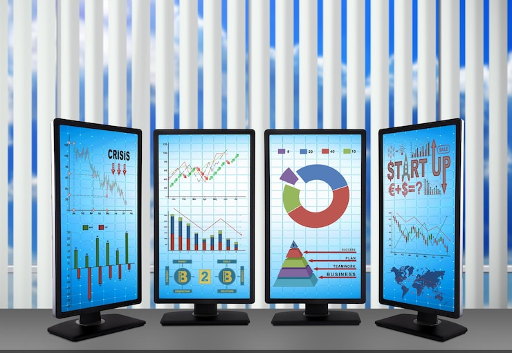Photo stock exchange statistics