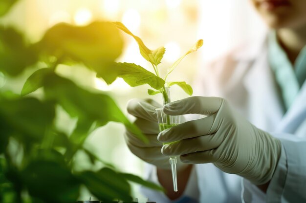 stock foto van Landbouw Biotechnologie Stock Foto's fotografie Gegenereerde AI