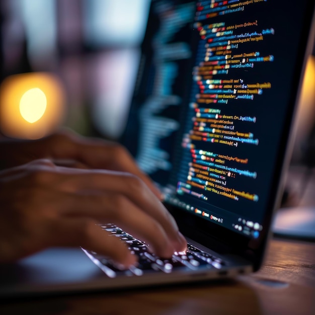 Premium Photo | Stock image representing web development and coding ...