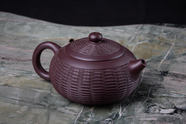 Stock image of the tea cup oriental teapot