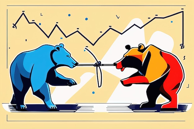 stock market bear vector illustrationstock market bear vector illustrationbusiness market bear be