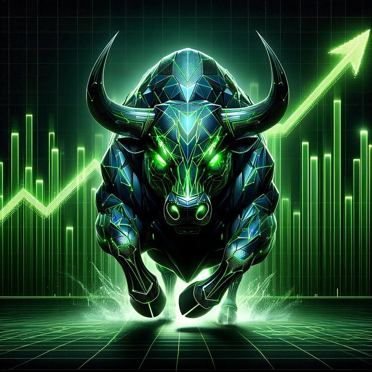 Stock market bull market trading Up trend