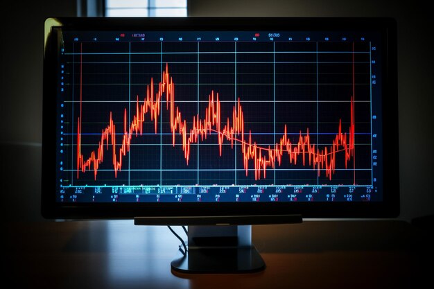 Foto crollo del mercato azionario crisi economica mondiale