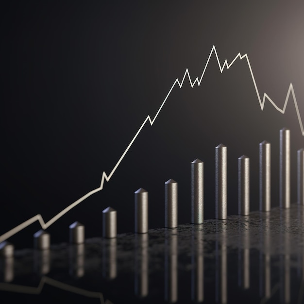 Stock market map transaction analysis investment finance stock market financial or foreign exchange chart market chart crisis losses growth income and profits win the trend