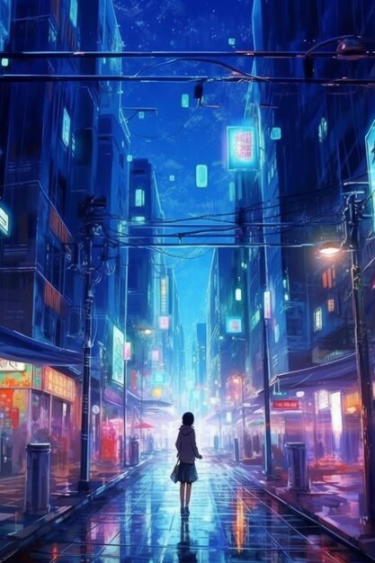 Night Anime Wallpapers  Top Free Night Anime Backgrounds  WallpaperAccess