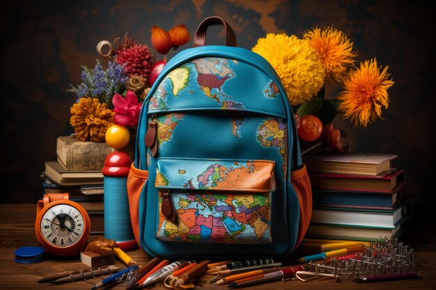 A stock photo of a Back to school