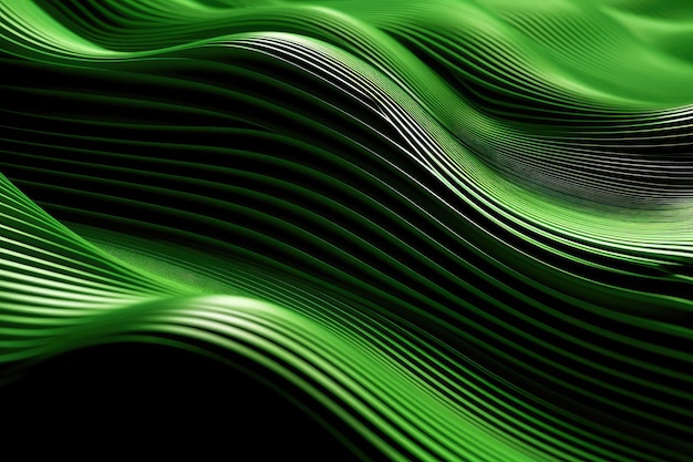 stock photo of an diagonal artficial green topography line art photography Generated AI