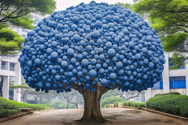 Stock photo of a exoric fruits and trees