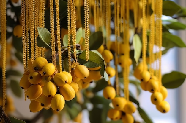 Stock photo of a exoric fruits and trees