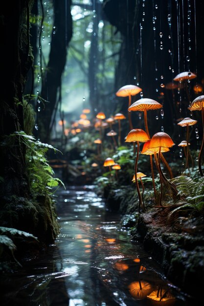 숨겨진 열대 우림 의 스 사진