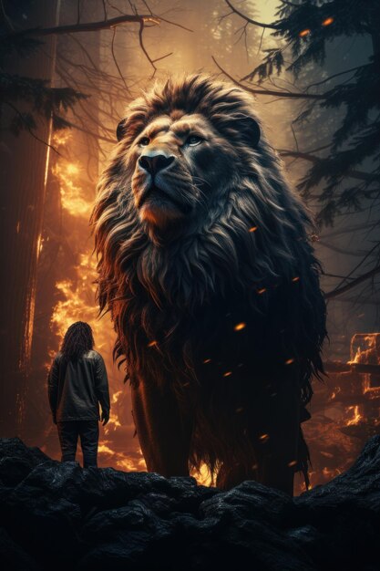 Hosney Qanadelo - lion aslan- narnia