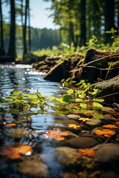 A stock photo of a scary mystical forest