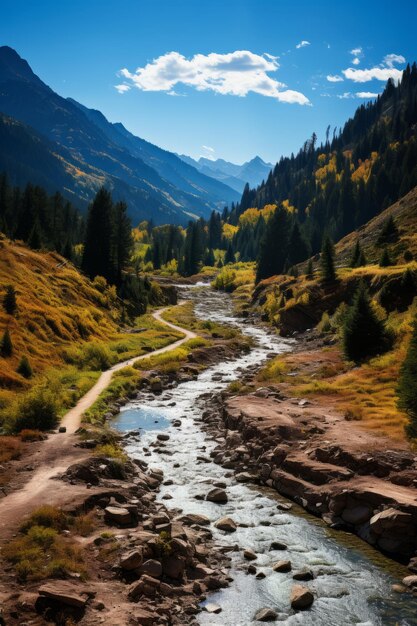 A stock photo of a scary mystical forest