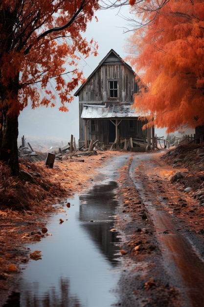 A stock photo of a scary mystical forest