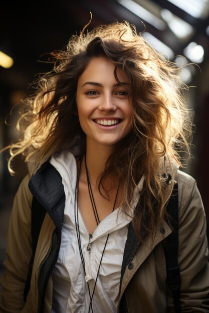 Stock photo of a smiled girl