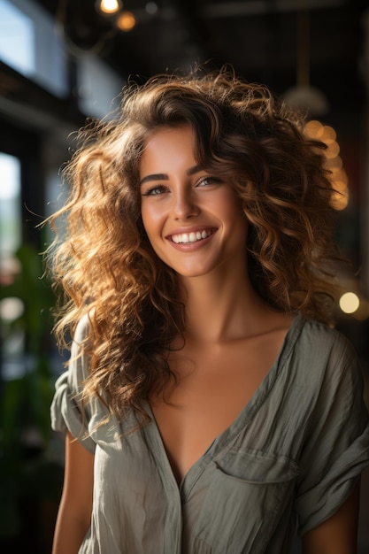 Stock photo of a smiled girl