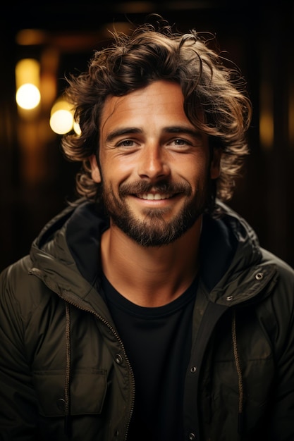 Stock photo of a smiled man