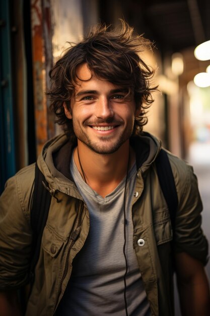 Stock photo of a smiled man