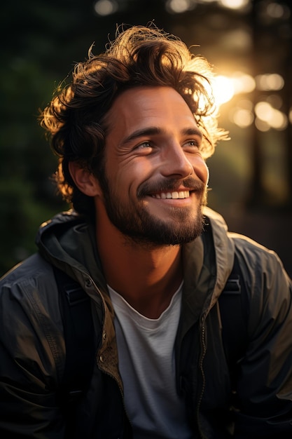 Stock photo of a smiled man