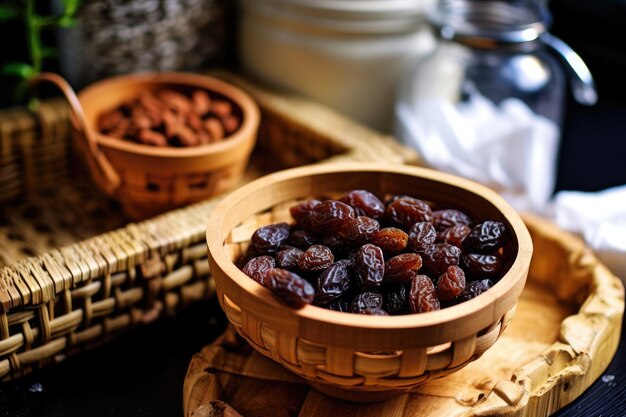 stockfoto van pompoen in keukentafel plat lag Generatieve AI