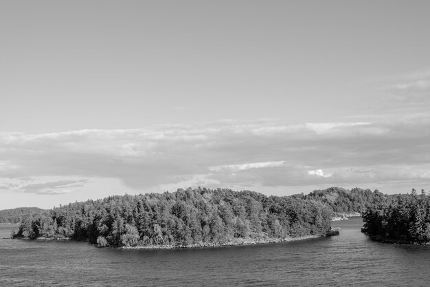 Stockholm city and the baltic sea in sweden