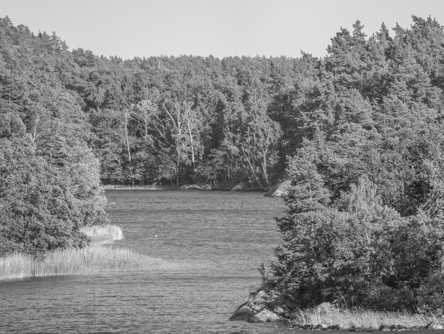 Stockholm city and the baltic sea in sweden