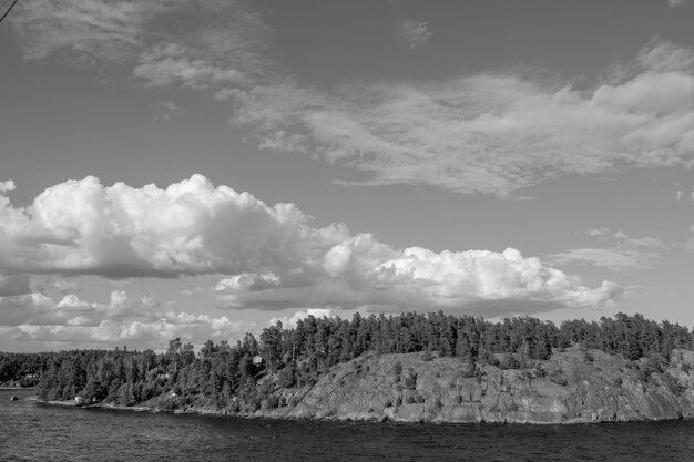 Stockholm city and the baltic sea in sweden