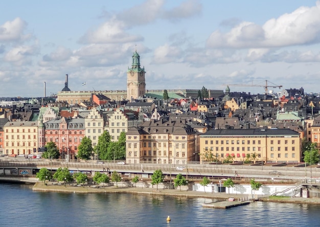 Вид на город Стокгольм