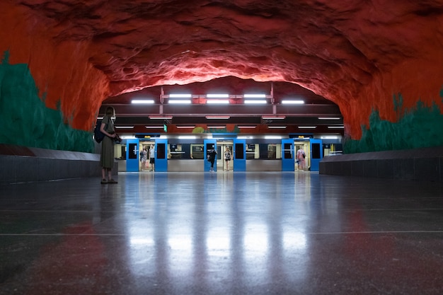 Stockholm metro station