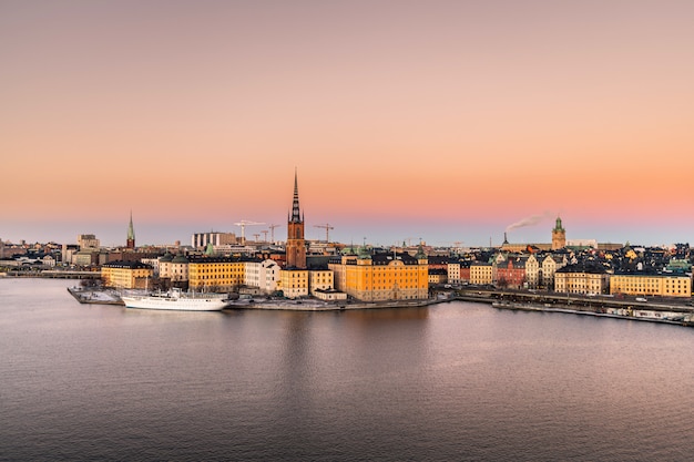 Stockholm stad in Zweden.