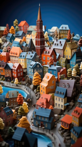 Stockholm Sweden with 3d craft and isolated background