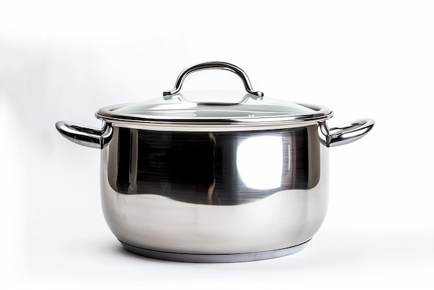 Stockpot Isolated on White Background