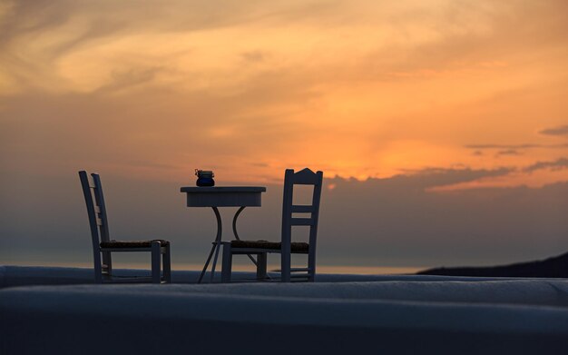 Stoelen van Santorini