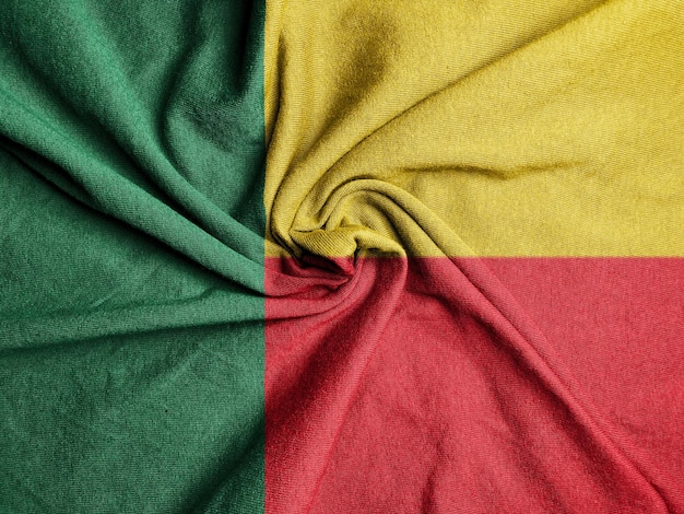 Stoffen Vlag van Benin Nationale Vlag van Benin