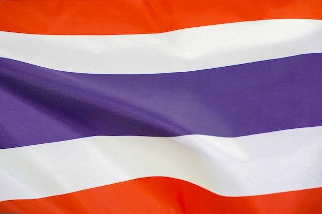 Stoffentextuurvlag van Thailand.