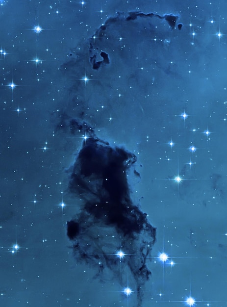 Stofwolken op de achtergrond van de Melkweg. Elementen van deze afbeelding geleverd door NASA.