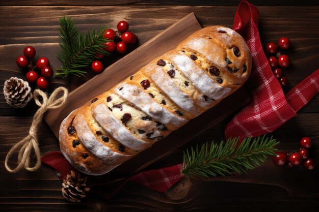 Stollen christmas pie