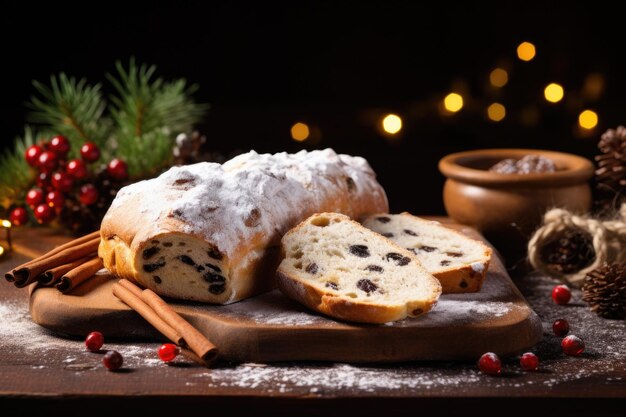 Stollen christmas pie